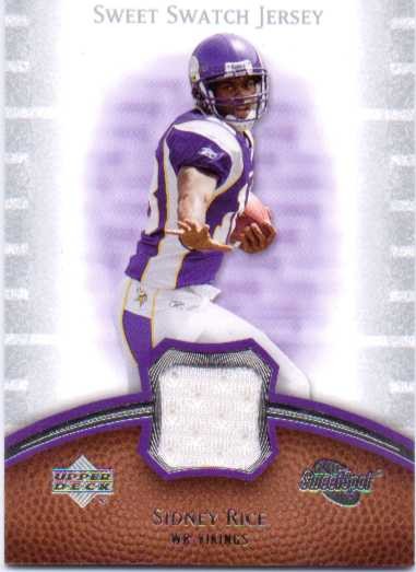 2007 Sweet Spot Sweet Swatch Jersey #SSSR Sidney Rice