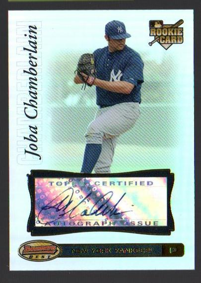 2007 Bowman's Best #88 Joba Chamberlain AU RC