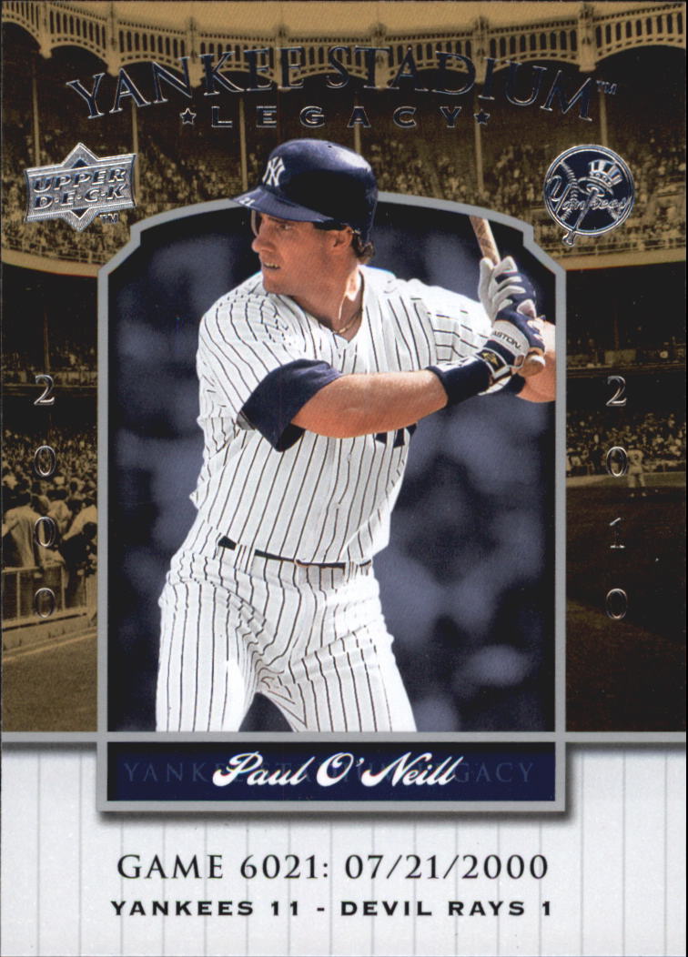 2008 (yankees) upper deck yankee stadium legacy collection #6021