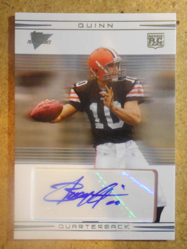 2007 Topps Performance Rookie Autographs #104 Brady Quinn C