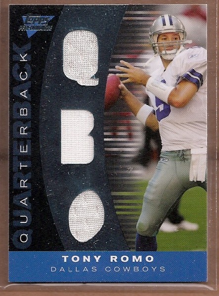 2007 Topps Performance Skill Sets Quarterbacks Triple Relics #SSQTR Tony Romo