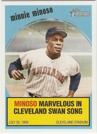 2008 Topps Heritage Baseball Flashbacks #BF1 Minnie Minoso front image