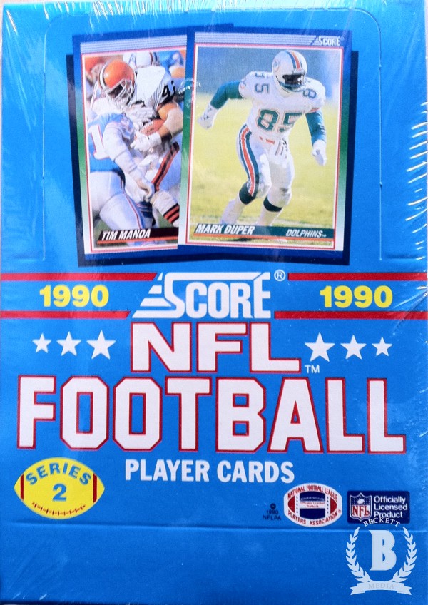 1990 Score Football Hobby Box Series 2