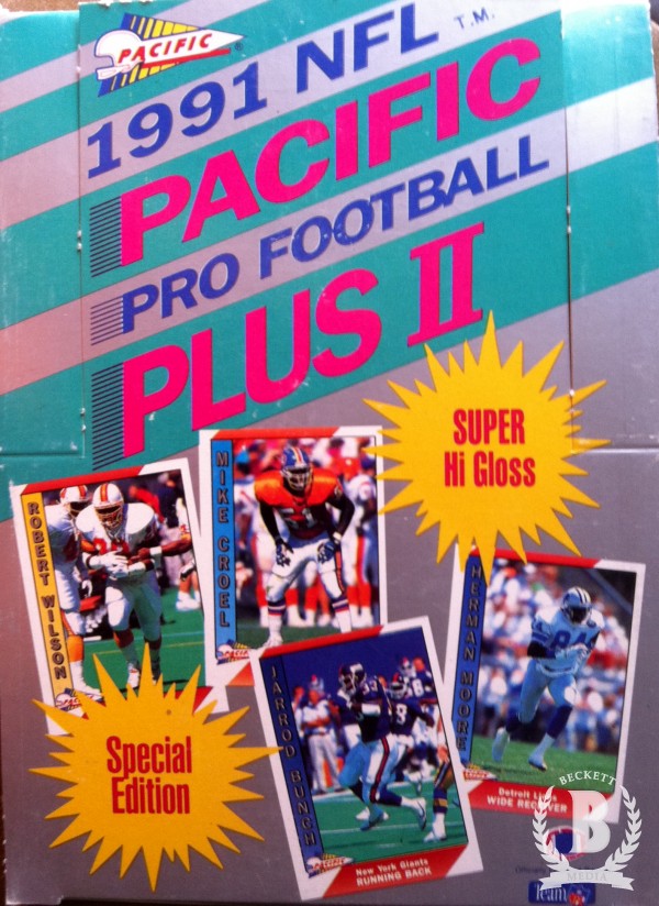1991 Pacific Football Hobby Box Series 2