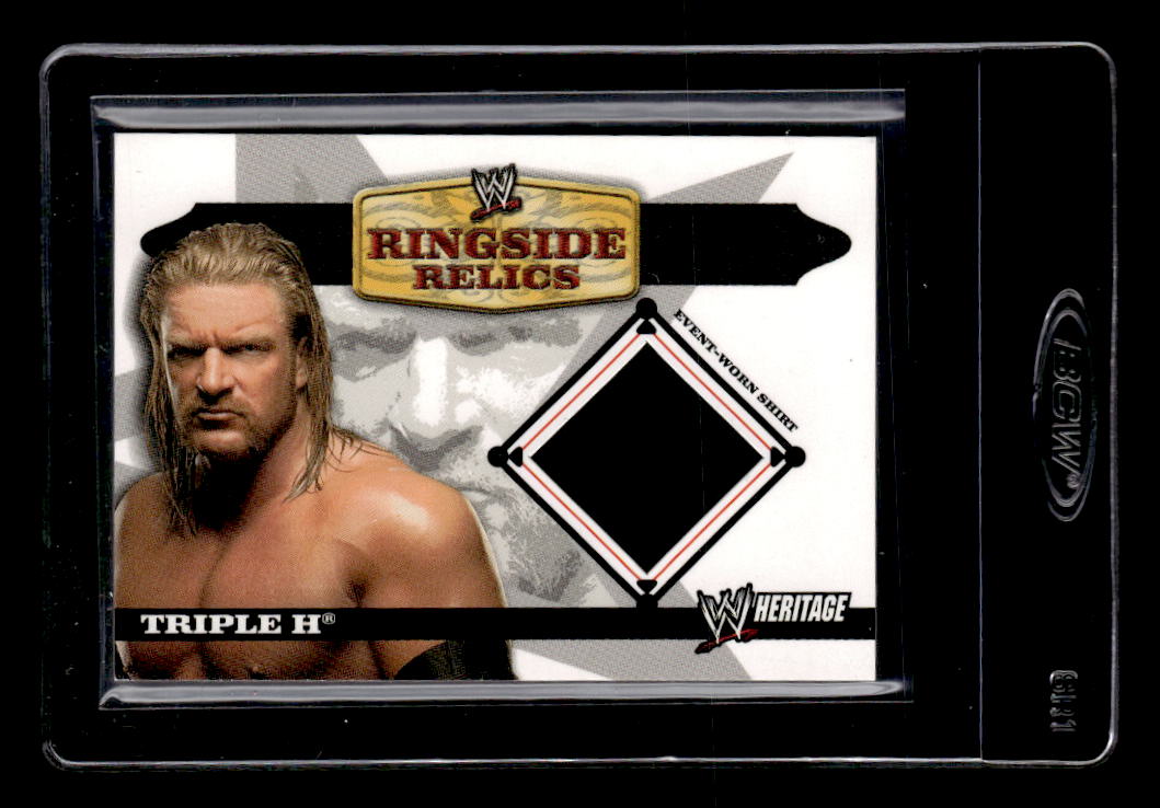 Topps Heritage Ii Wwe Ringside Relics Nno Triple H Nm Mt Jim