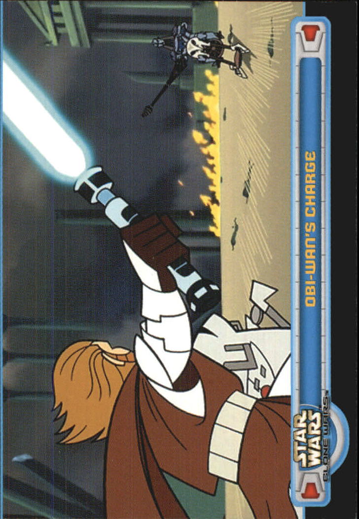 2004 star wars clone wars cartoon #54 obi-wans charge