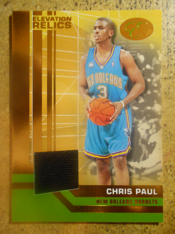2007-08 Bowman Elevation Relics Gold #CP Chris Paul