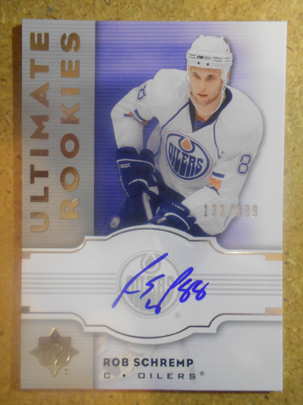 2007-08 Ultimate Collection #139 Rob Schremp AU RC