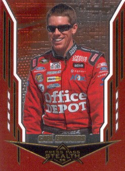 2008 Press Pass Stealth Chrome #9 Carl Edwards