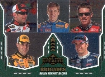 2008 Press Pass Stealth Chrome #70 Greg Biffle/Jamie McMurray/Carl Edwards/Matt Kenseth/David Ragan