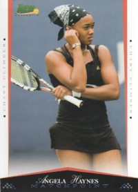 2008 Ace Authentic Match Point Blue #34 Angela Haynes