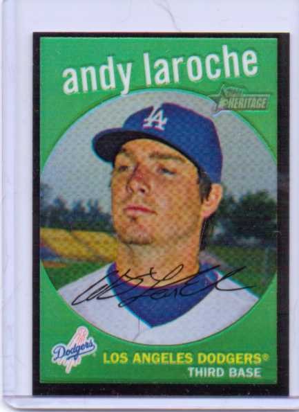 2008 Topps Heritage Chrome Refractors Black #C153 Andy LaRoche