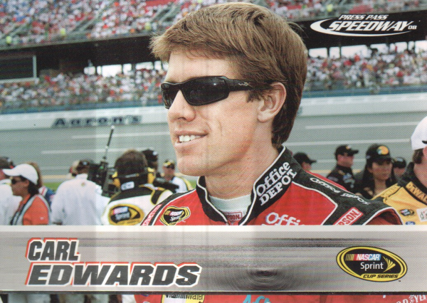 2008 Press Pass Speedway #22 Carl Edwards