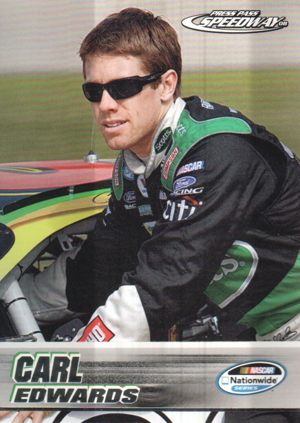 2008 Press Pass Speedway #45 Carl Edwards NNS