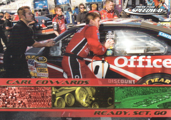 2008 Press Pass Speedway Gold #G79 Carl Edwards's Car RSG
