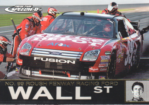 2008 Press Pass Speedway Gold #G90 Carl Edwards' Car WS