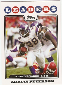2008 Topps #290 Adrian Peterson LL front image