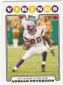 2008 Topps #329 Adrian Peterson OROY
