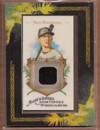 2008 Topps Allen and Ginter Relics #TT Troy Tulowitzki Jsy C