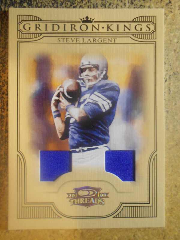 2008 Donruss Threads College Gridiron Kings Materials #39 Steve Largent