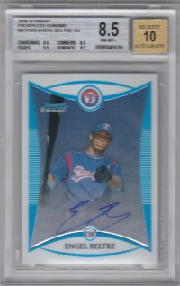 2008 Bowman Chrome Prospects #BCP260 Engel Beltre AU front image
