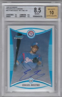 2008 Bowman Chrome Prospects #BCP260 Engel Beltre AU front image