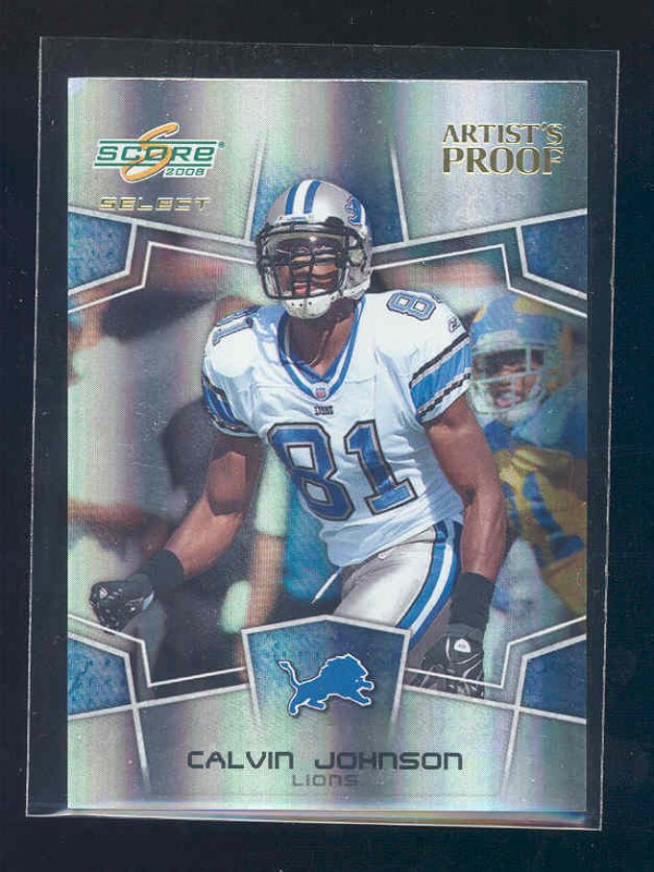 2008 Select Young Stars Artist's Proof #5 Calvin Johnson