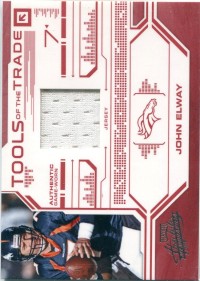 2008 Absolute Memorabilia Tools of the Trade Material Red #19 John Elway front image