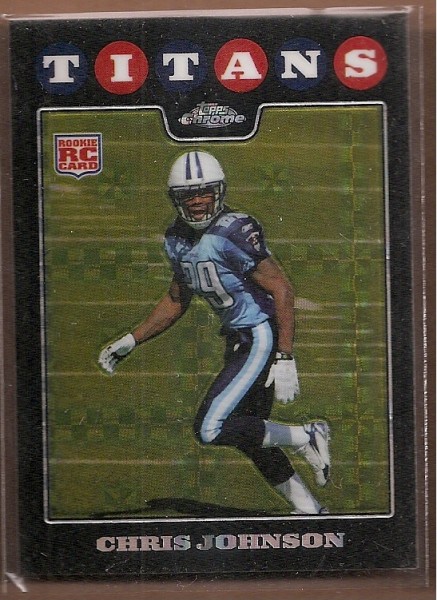 2008 Topps Chrome Xfractors #TC186 Chris Johnson