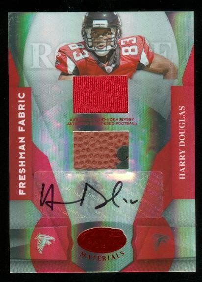 2008 Leaf Certified Materials Mirror Red Signatures #206 Harry Douglas FF/250