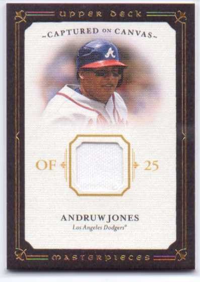 2008 UD Masterpieces Captured on Canvas #AJ Andruw Jones