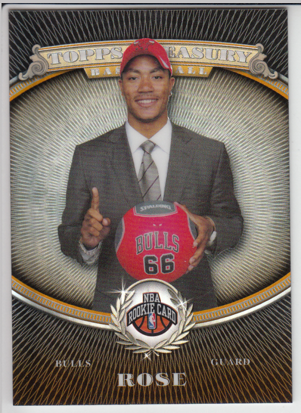 2008-09 Topps Treasury Refractors Bronze #101 Derrick Rose