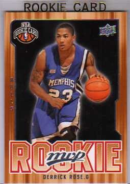 2008-09 Upper Deck MVP #201 Derrick Rose RC