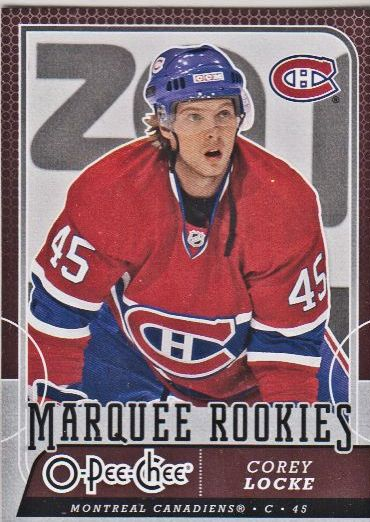 2008-09 O-Pee-Chee #524 Corey Locke RC