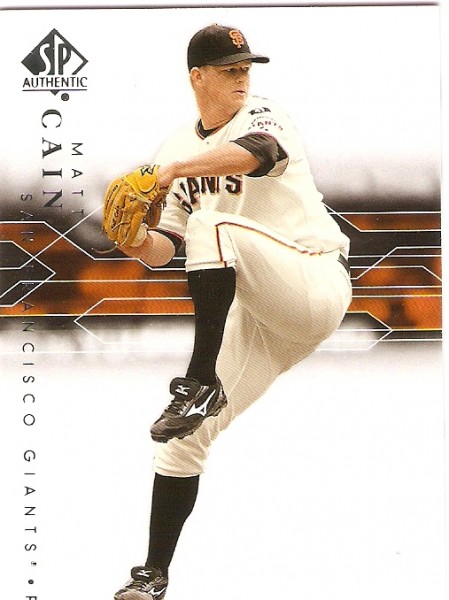 2008 SP Authentic #87 Matt Cain