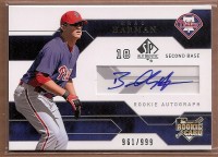 2008 SP Authentic #163 Brad Harman AU/999 RC