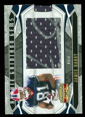 2008 Donruss Gridiron Gear #218 James Hardy JSY AU RC