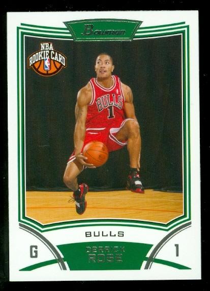 2008-09 Bowman #111 Derrick Rose RC