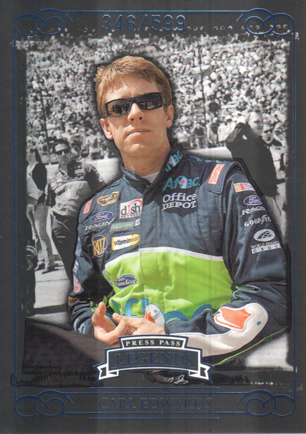 2008 Press Pass Legends Blue #48 Carl Edwards