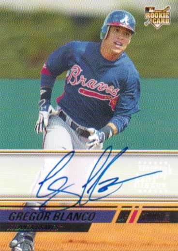2008 Stadium Club #166 Gregor Blanco AU A