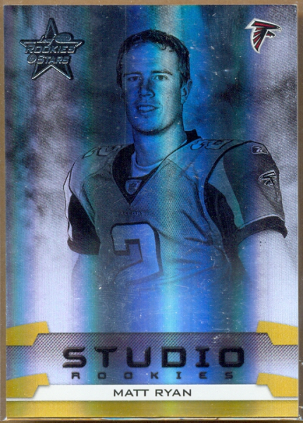 2008 Leaf Rookies and Stars Studio Rookies Gold #4 Matt Ryan