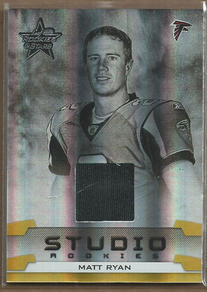 2008 Leaf Rookies and Stars Studio Rookies Materials #4 Matt Ryan