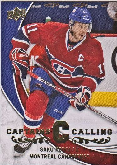 2008-09 Upper Deck Captains Calling #CPT5 Saku Koivu