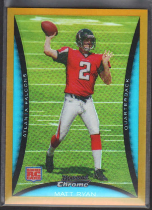 2008 Bowman Chrome Gold Refractors #BC59 Matt Ryan