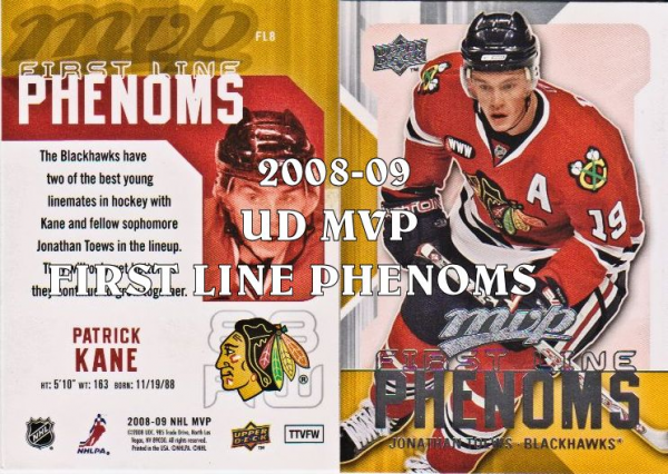 2008-09 Upper Deck MVP First Line Phenoms #FL6 Mike Richards