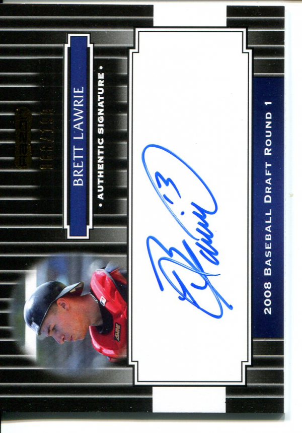 2008 Razor Signature Series Black #116 Brett Lawrie AU