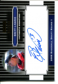 2008 Razor Signature Series Black #116 Brett Lawrie AU front image