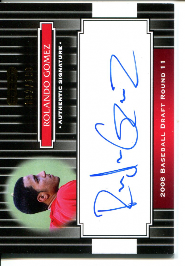 2008 Razor Signature Series Black #174 Rolando Gomez AU