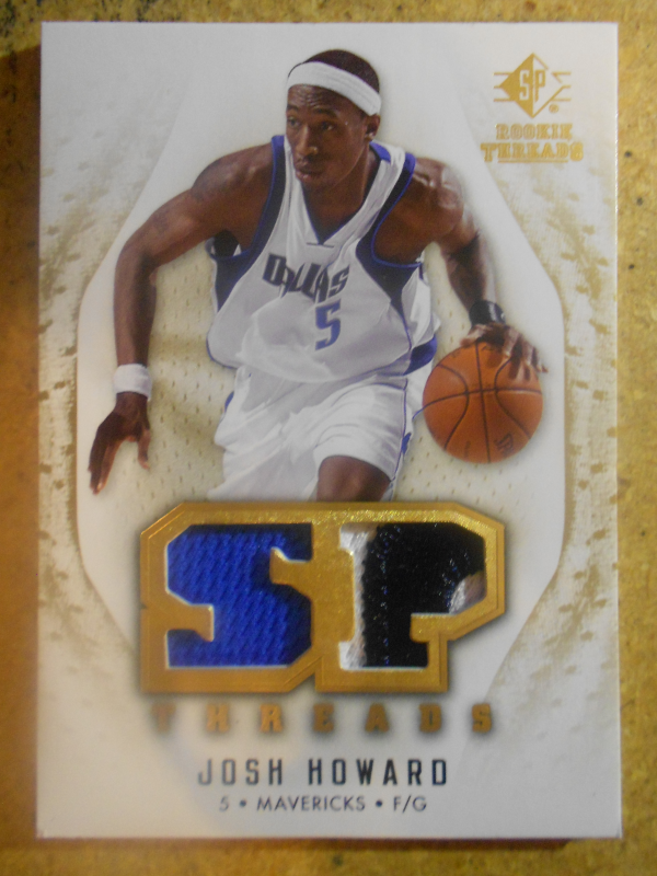 2008-09 SP Rookie Threads SP Threads Patch #TJH Josh Howard