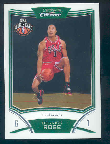 2008-09 Topps Chrome #181 Derrick Rose RC